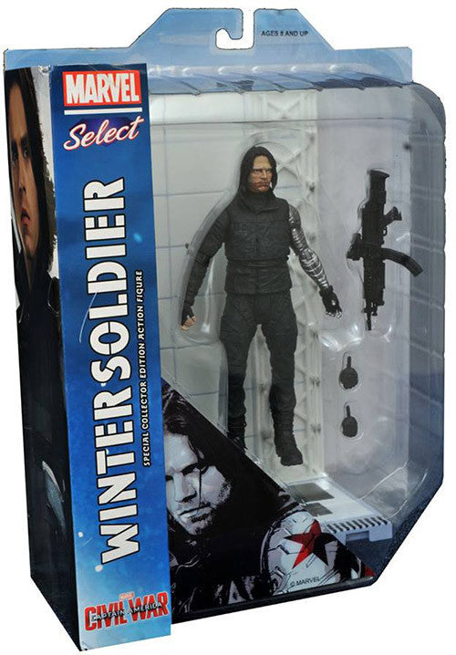 Action Figure (Marvel Select) Figurines Multizone Winter Soldier  | Multizone: Comics And Games